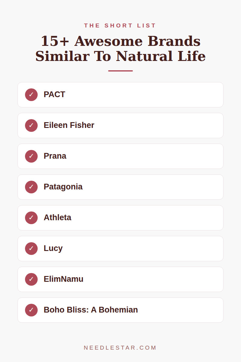 The Short List: 15+ Awesome Brands Similar To Natural Life