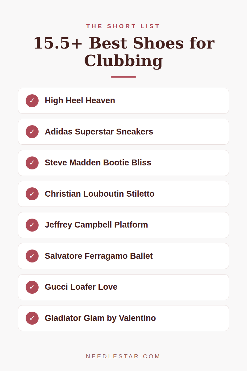The Short List: 15.5+ Best Shoes for Clubbing : Dance the Night Away!