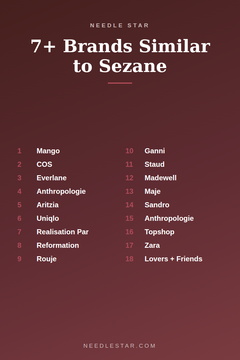 The Full List: 7+ Brands Similar to Sezane