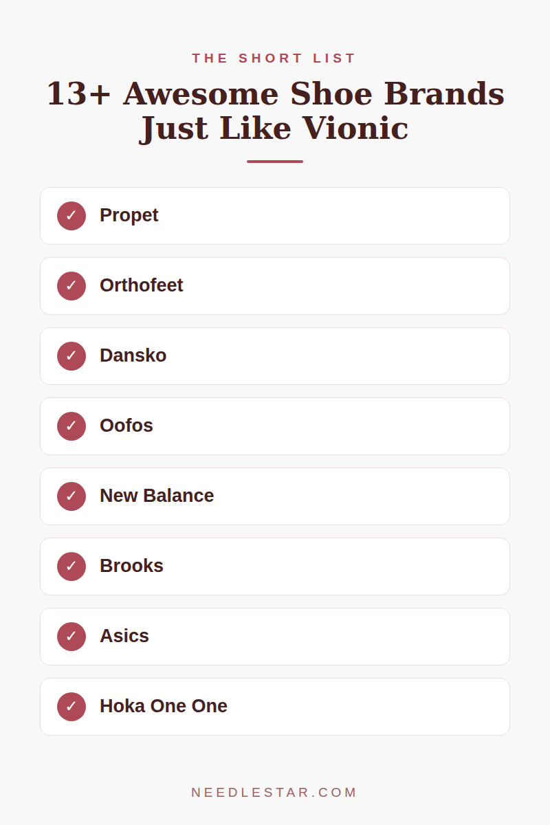 The Short List: 13+ Awesome Shoe Brands Just Like Vionic