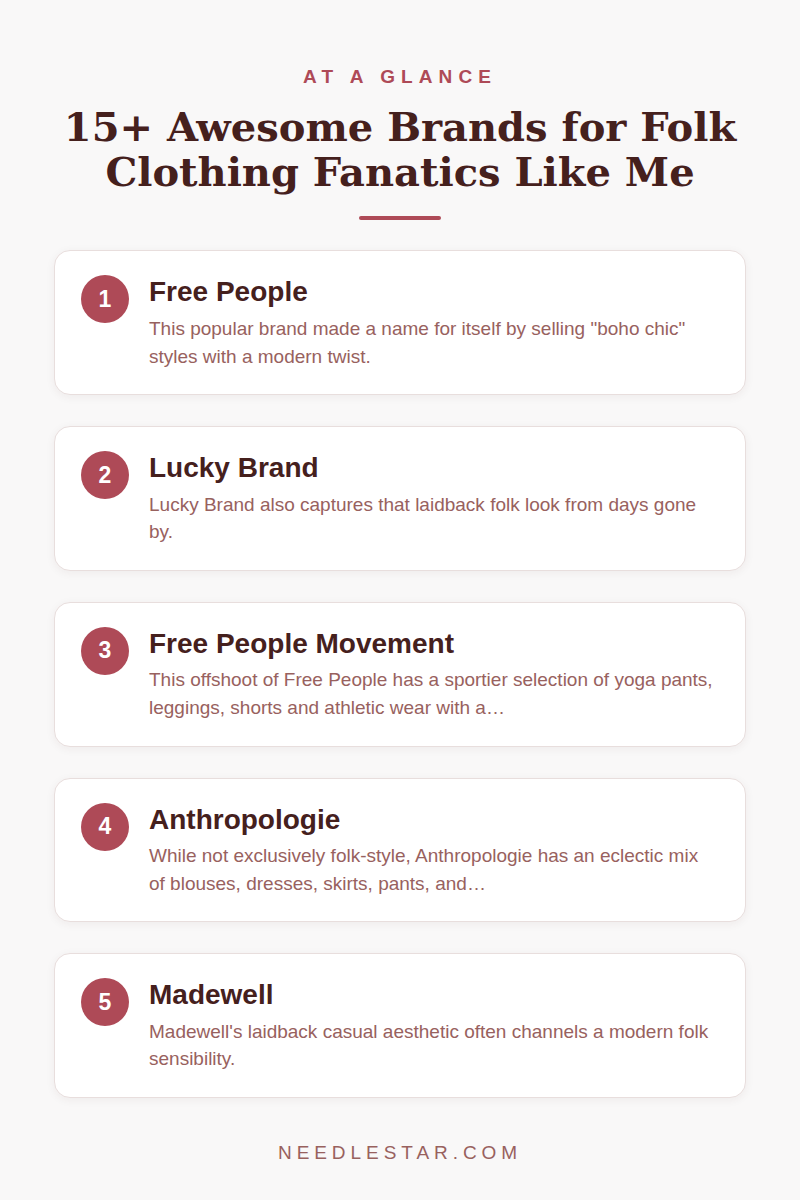 At a Glance: 15+ Awesome Brands for Folk Clothing Fanatics Like Me