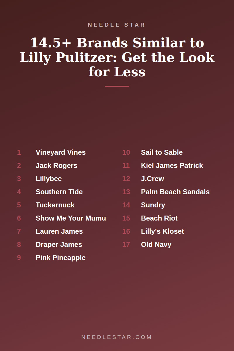 The Full List: 14.5+ Brands Similar to Lilly Pulitzer: Get the Look for Less