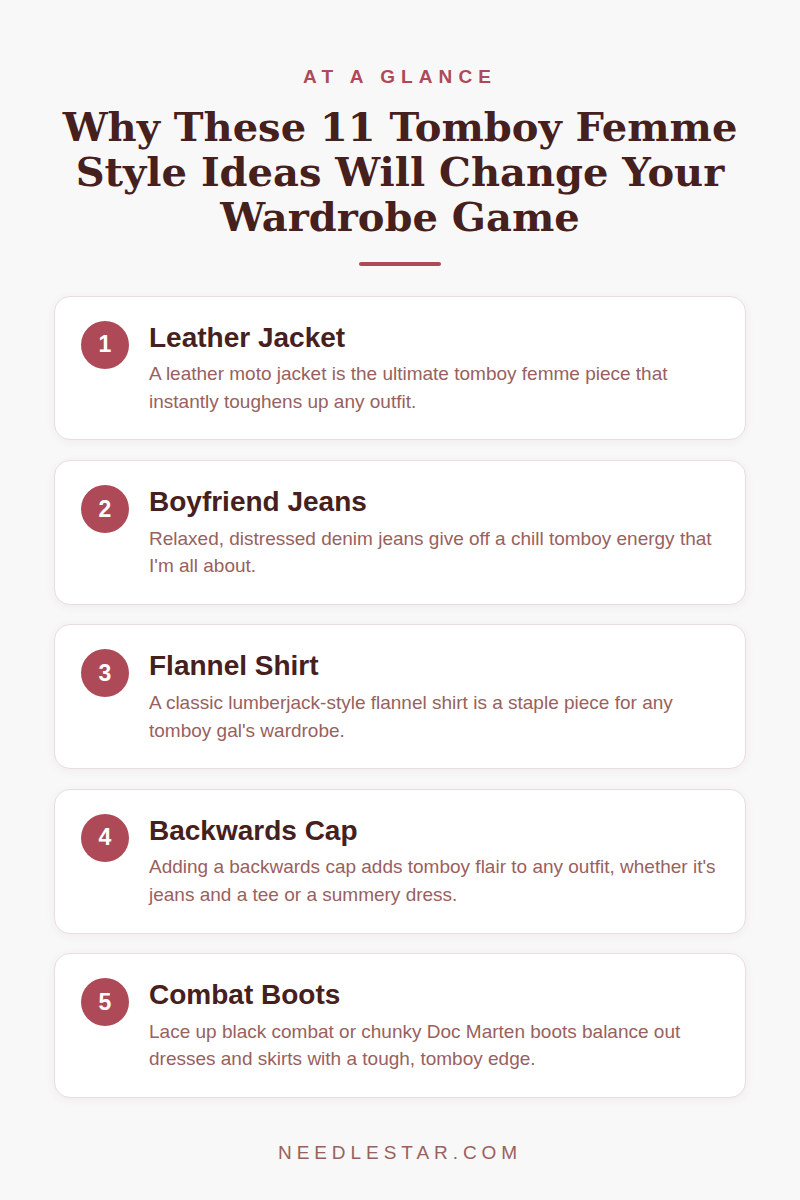 At a Glance: Why These 11 Tomboy Femme Style Ideas Will Change Your Wardrobe Game!