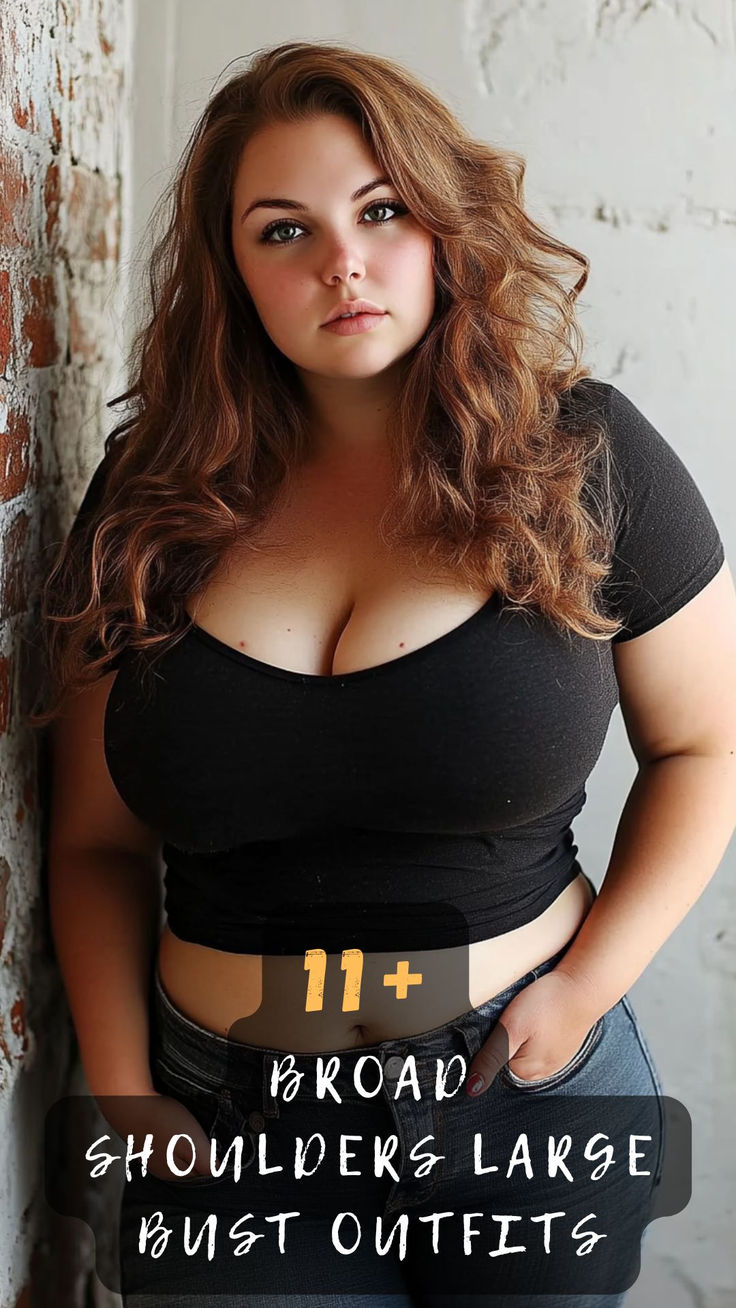 Outfits To Flatter Broad Shoulders And Large Bust