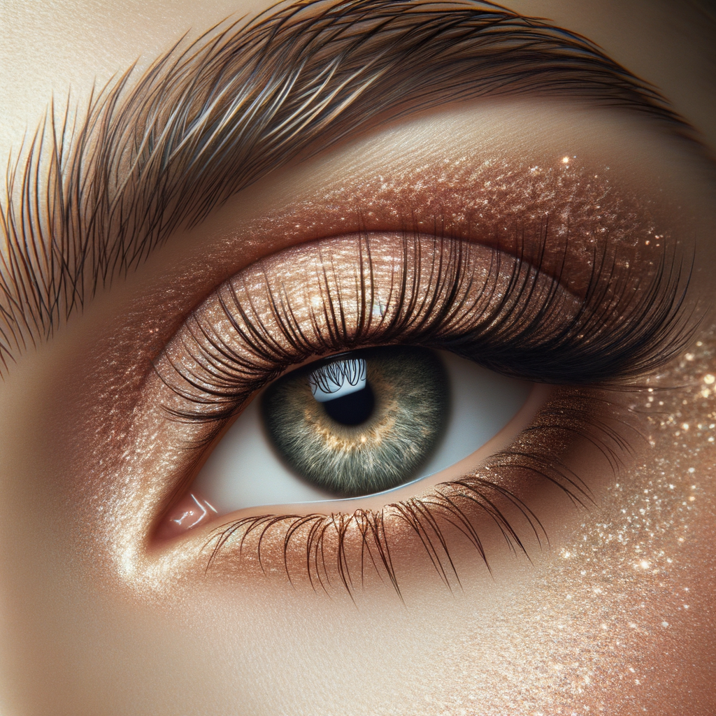 makeup-for-copper-dress