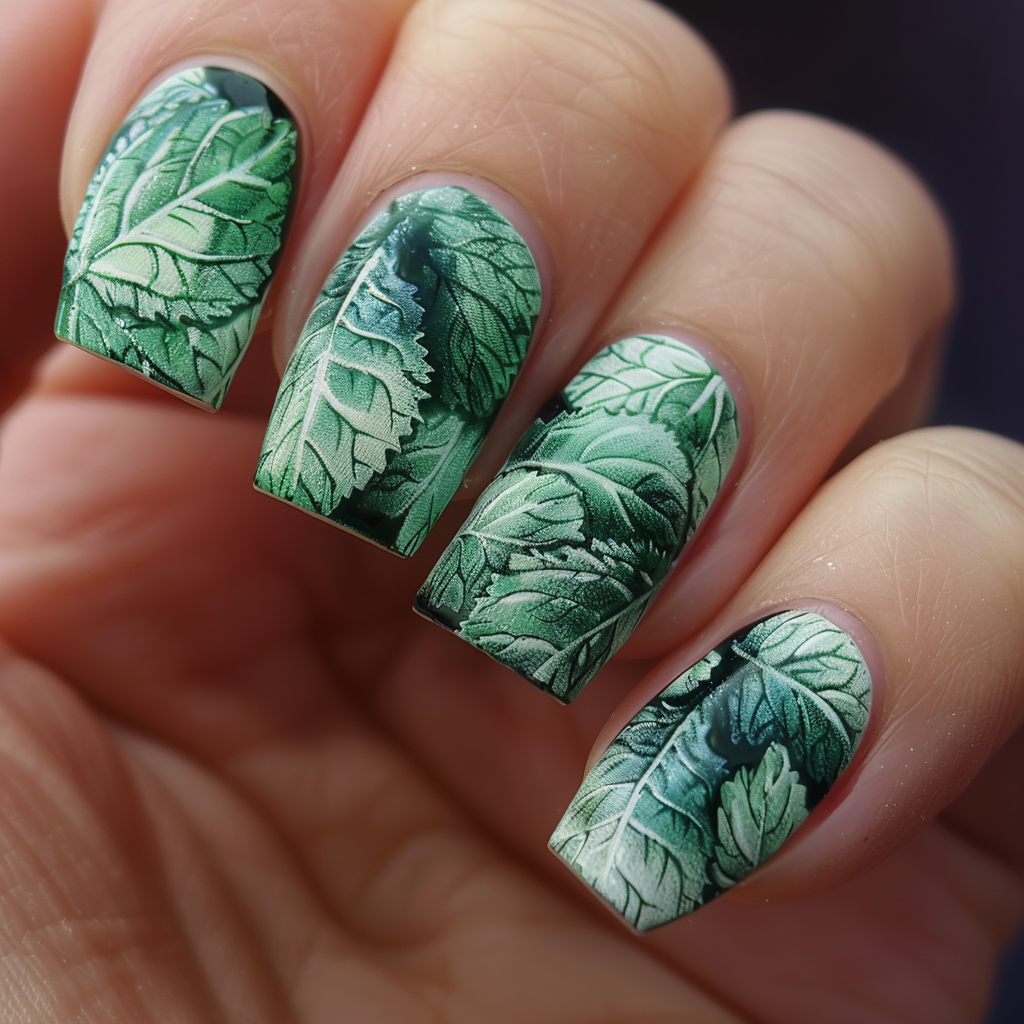 mint-green-nails