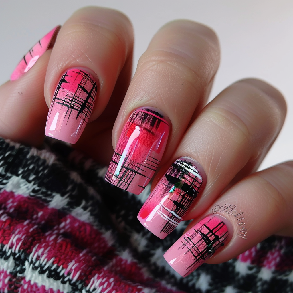 pink-western-nails