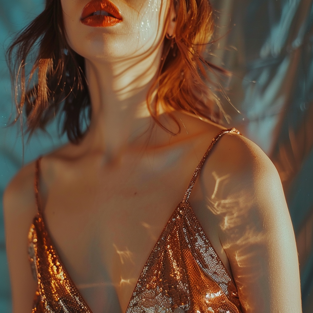 makeup-for-copper-dress