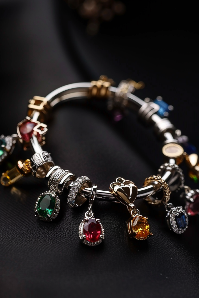 pandora bracelet with charms