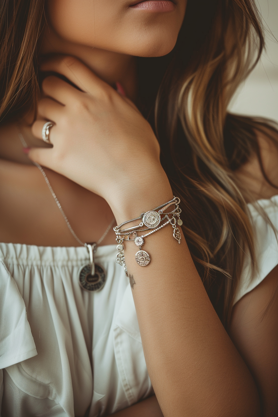 pandora bracelet with charms