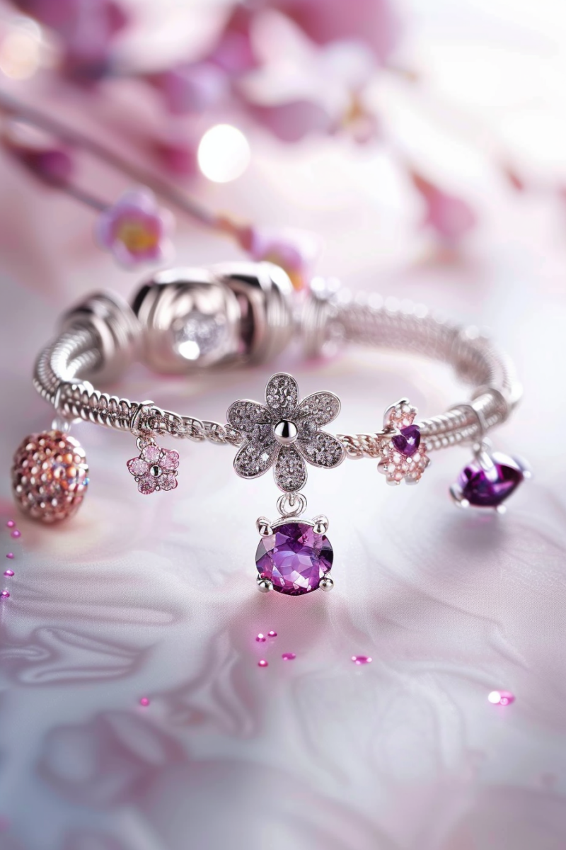 pandora bracelet with charms