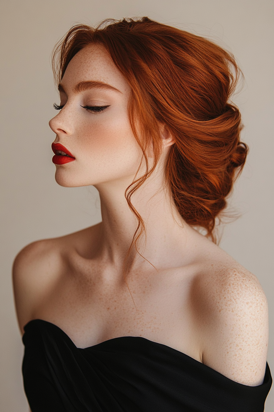 strapless-dress-hairstyles