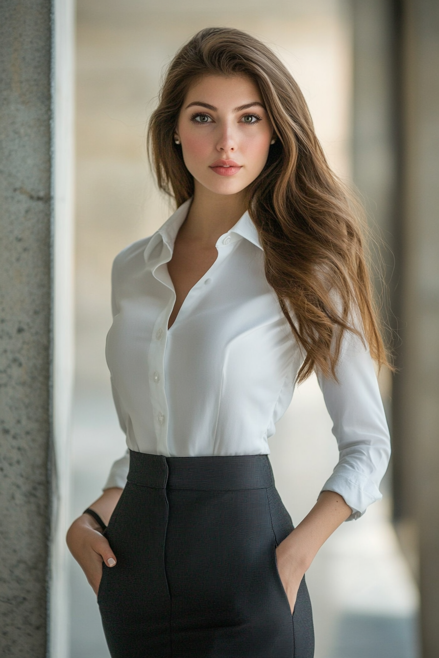 business casual women outfits chic