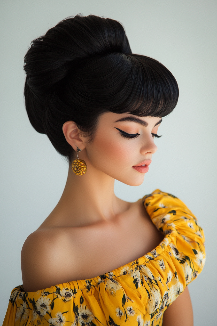 hairstyles-for-off-the-shoulder-dress