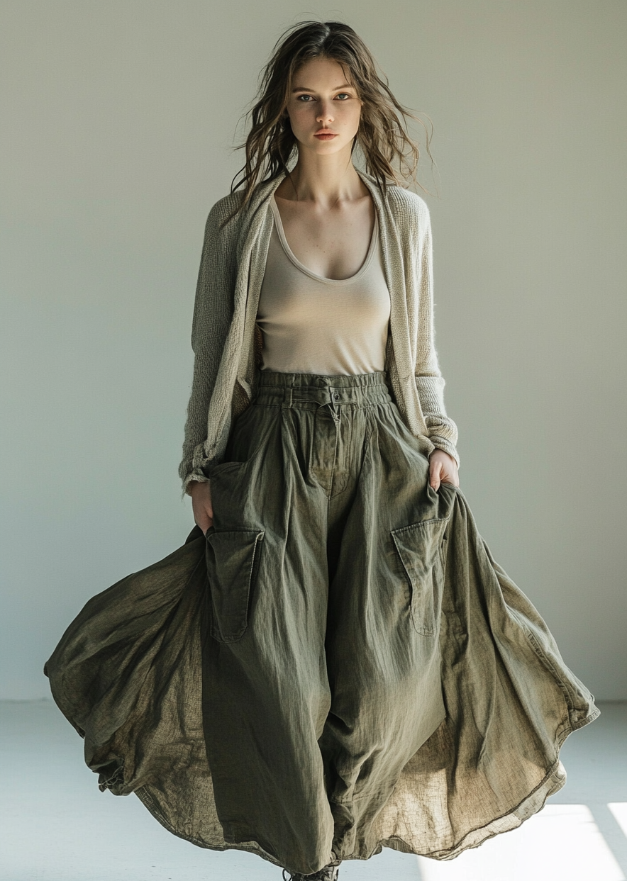 cargo-skirt-outfit