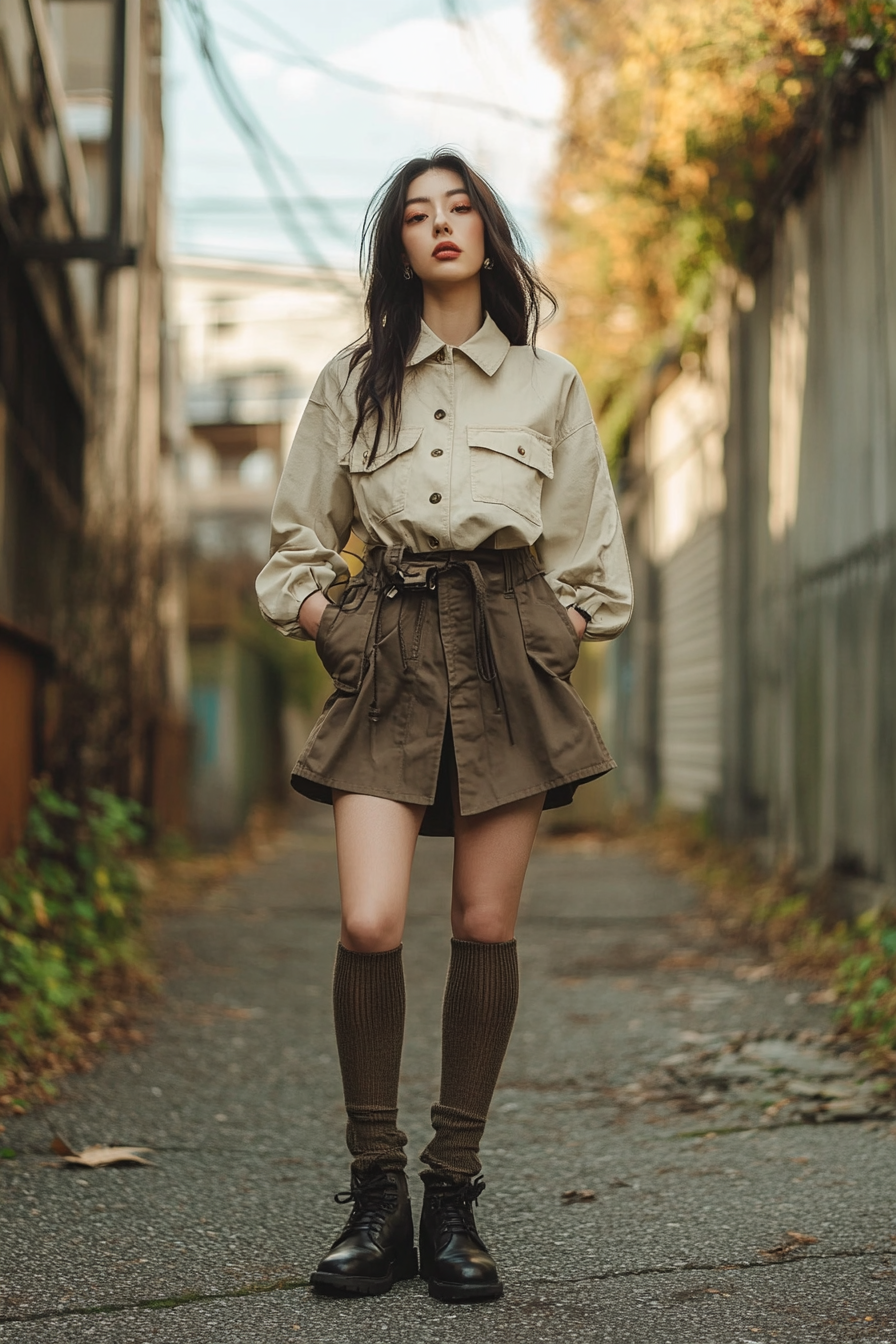cargo-skirt-outfit