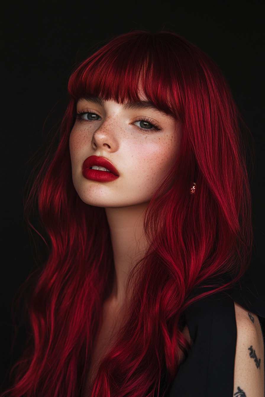 chocolate-cherry-hair-color