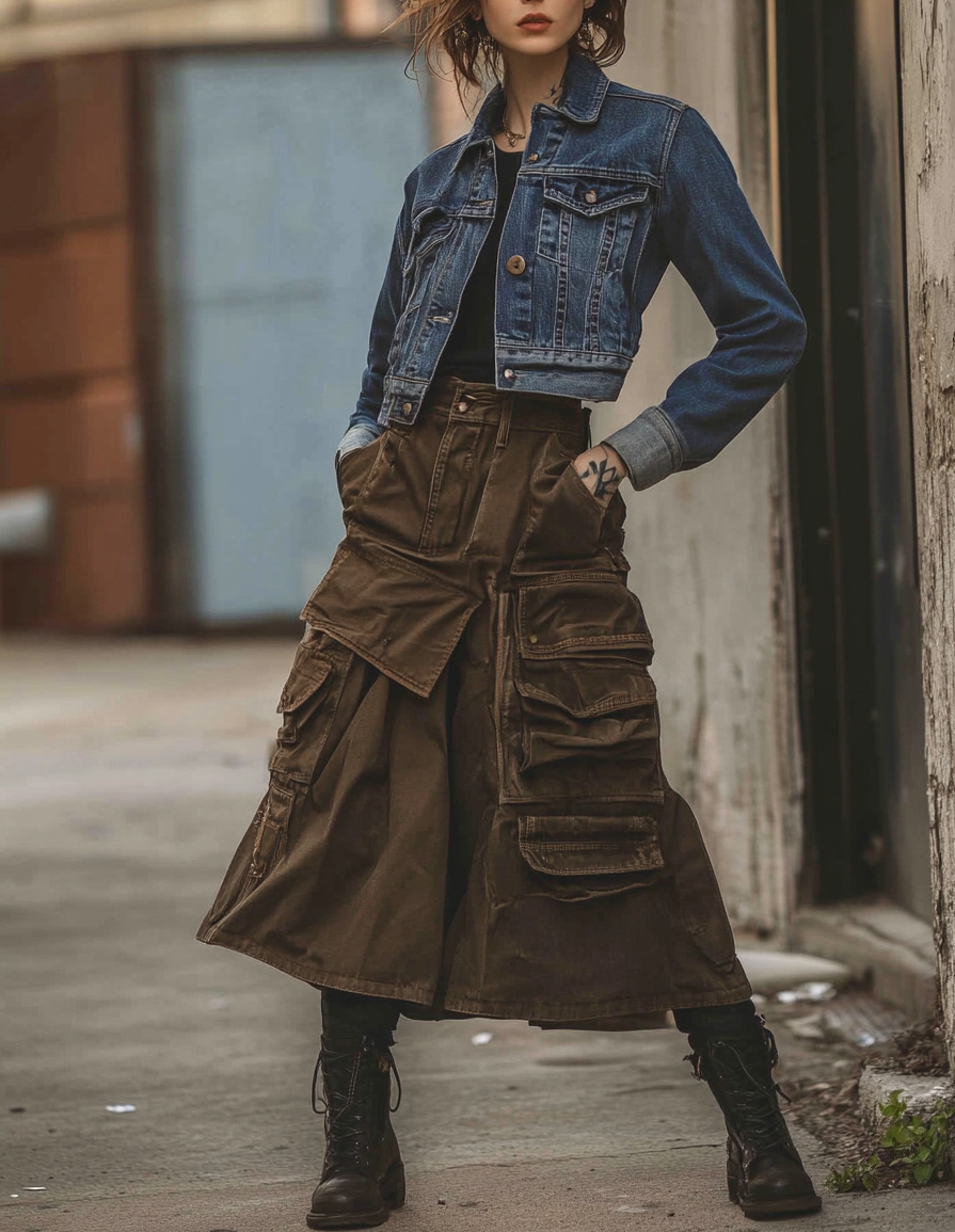 cargo-skirt-outfit
