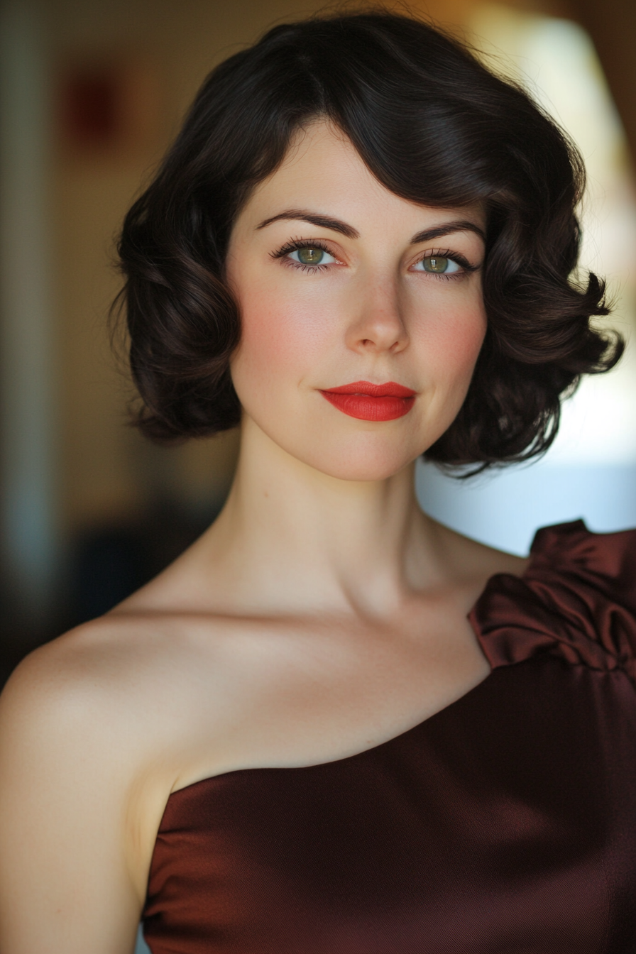 hairstyles-for-off-the-shoulder-dress