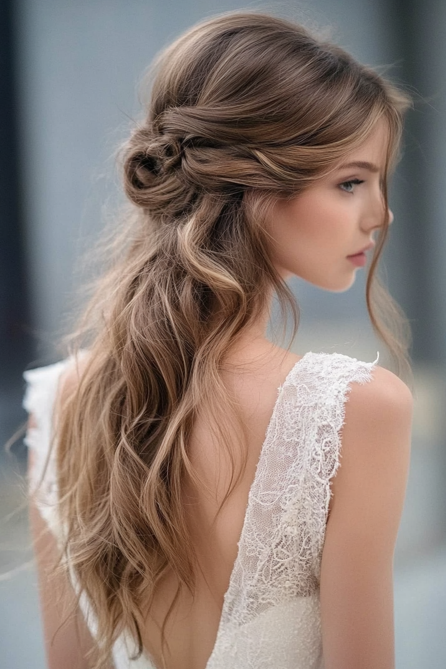 airstyles-to-complement-your-one-shoulder-dress