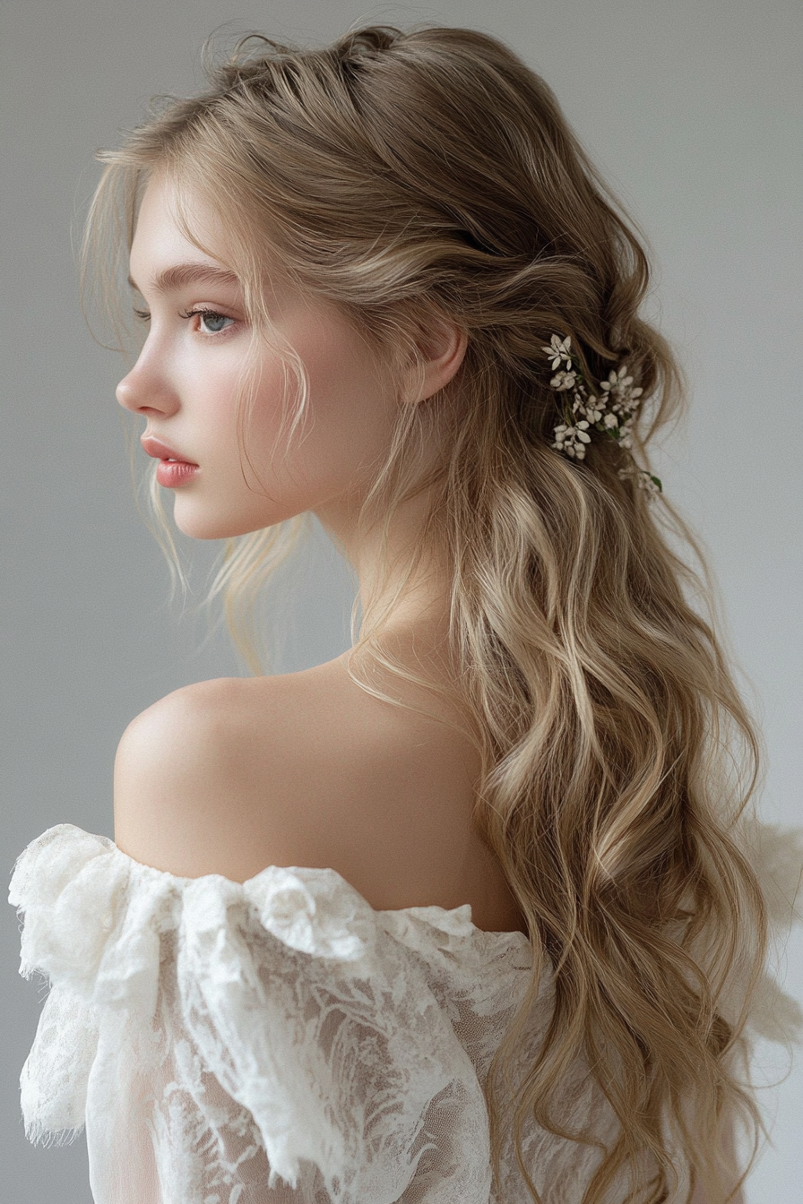 hairstyles-for-off-the-shoulder-dress
