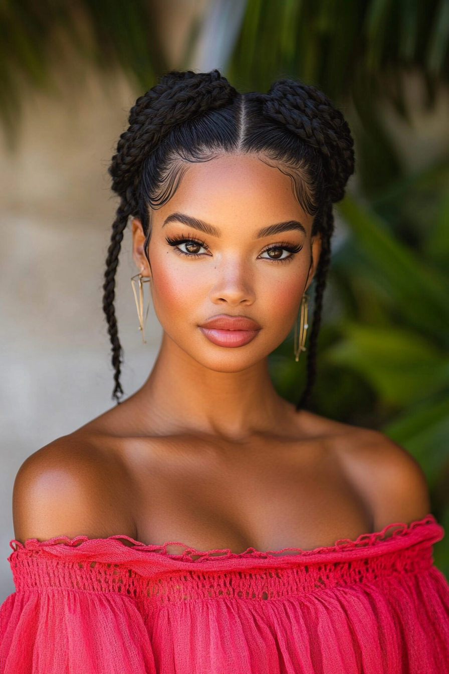 hairstyles-for-off-the-shoulder-dress