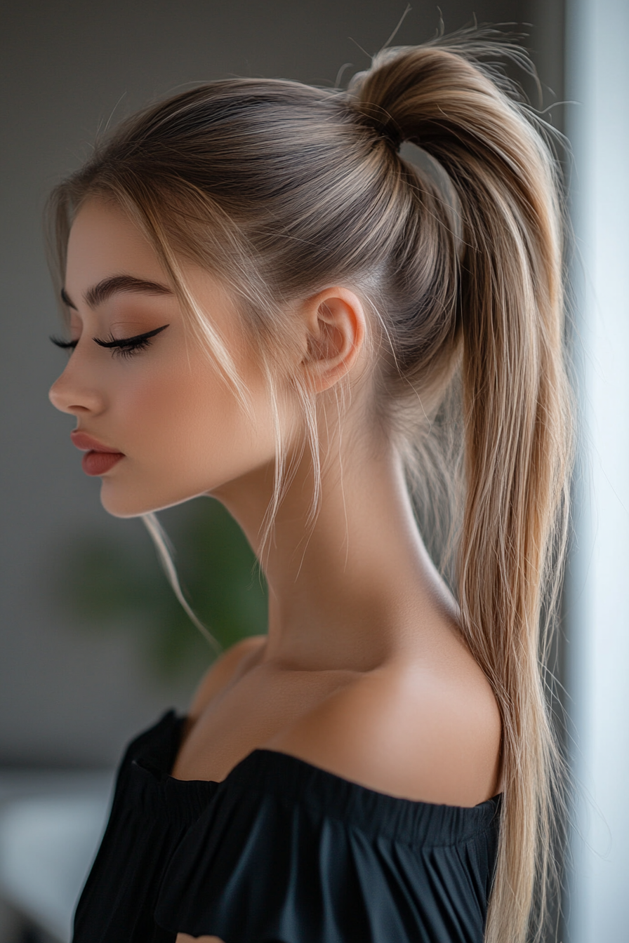hairstyles-for-off-the-shoulder-dress