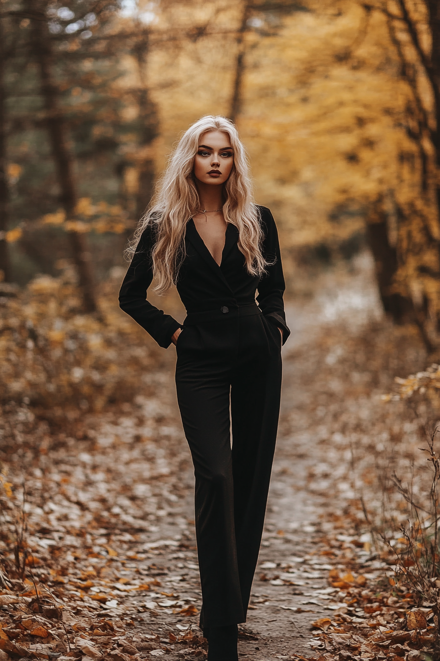 all black outfit