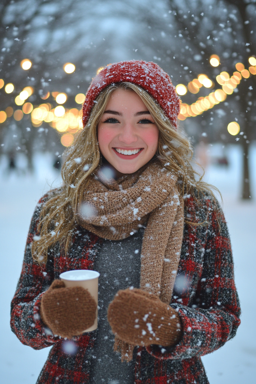 preppy christmas pfp