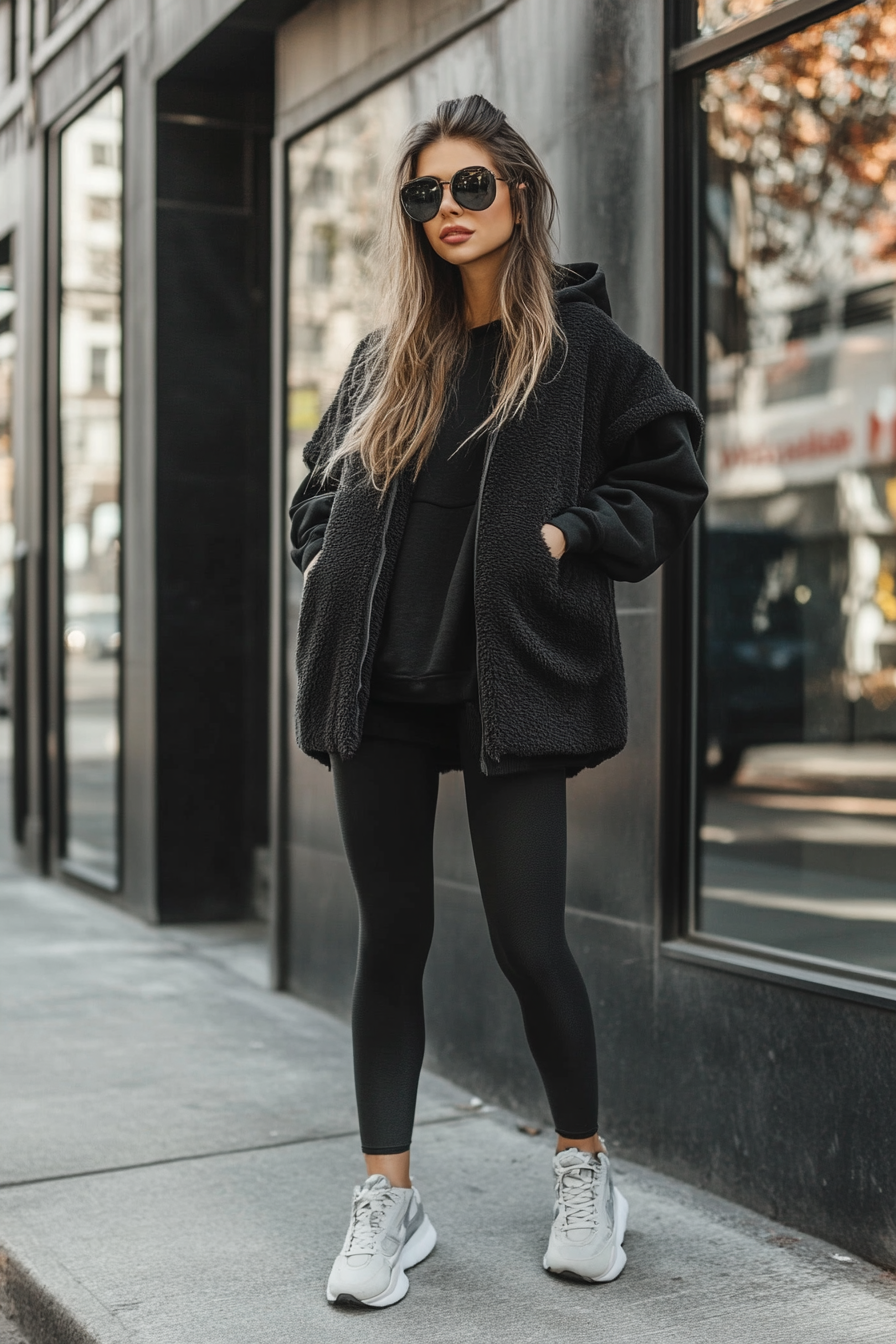 fleece vest outfit
