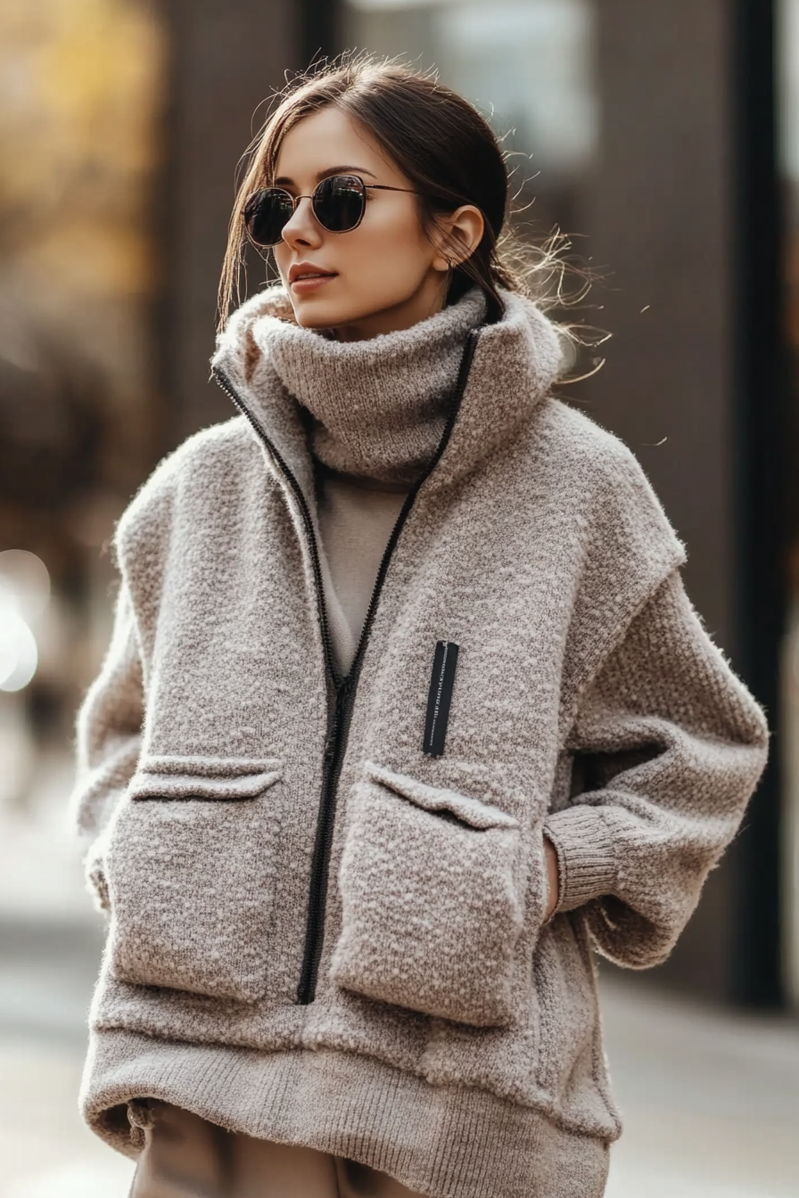 fleece vest outfit