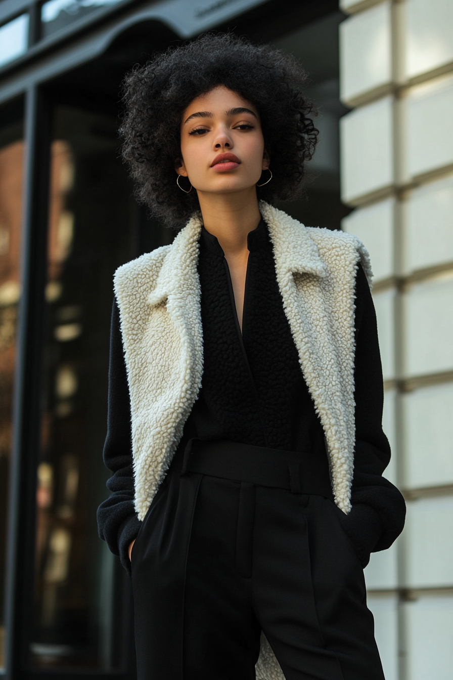 sherpa-vest-outfits-to-elevate-your-style
