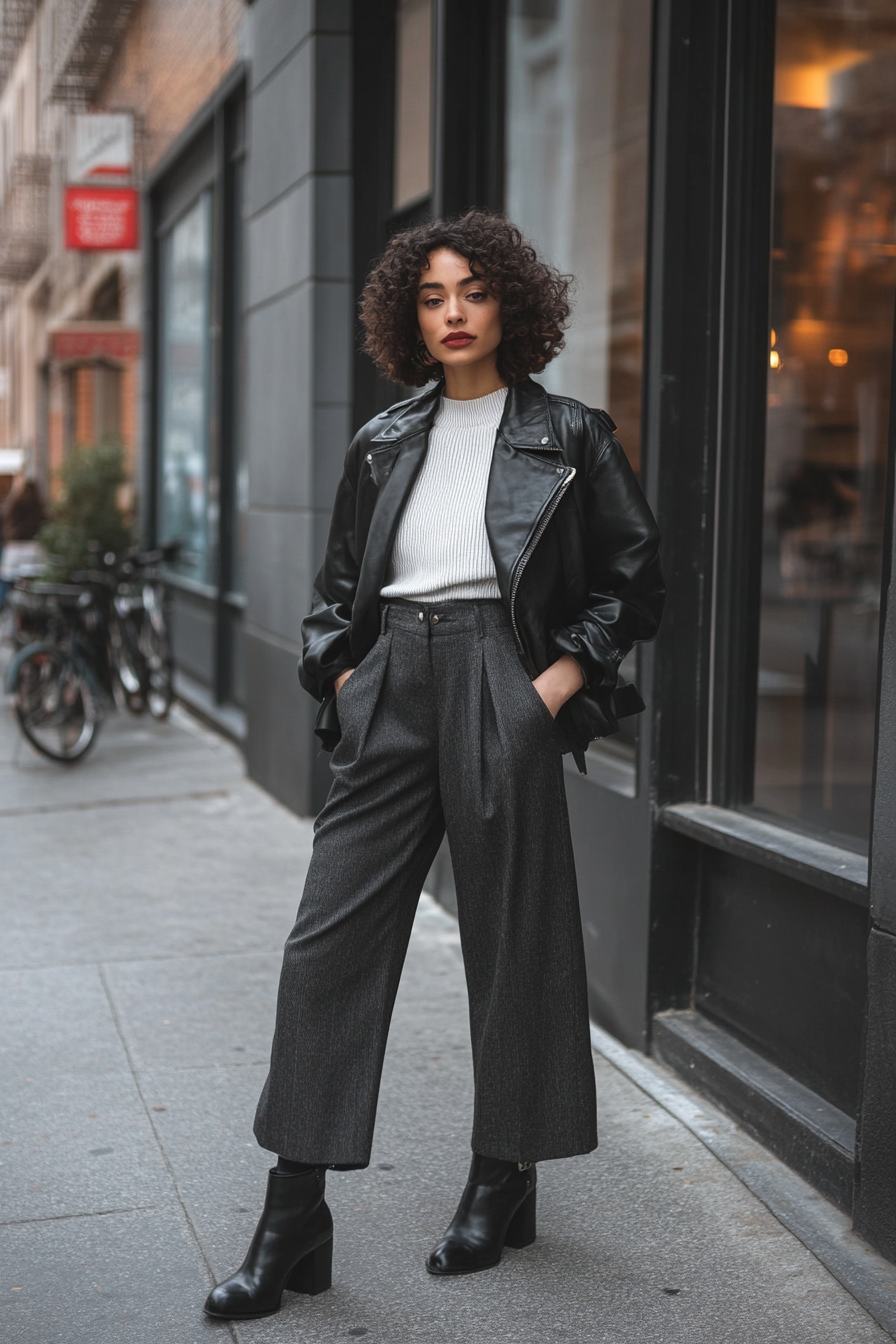 leather-jacket-outfits-women