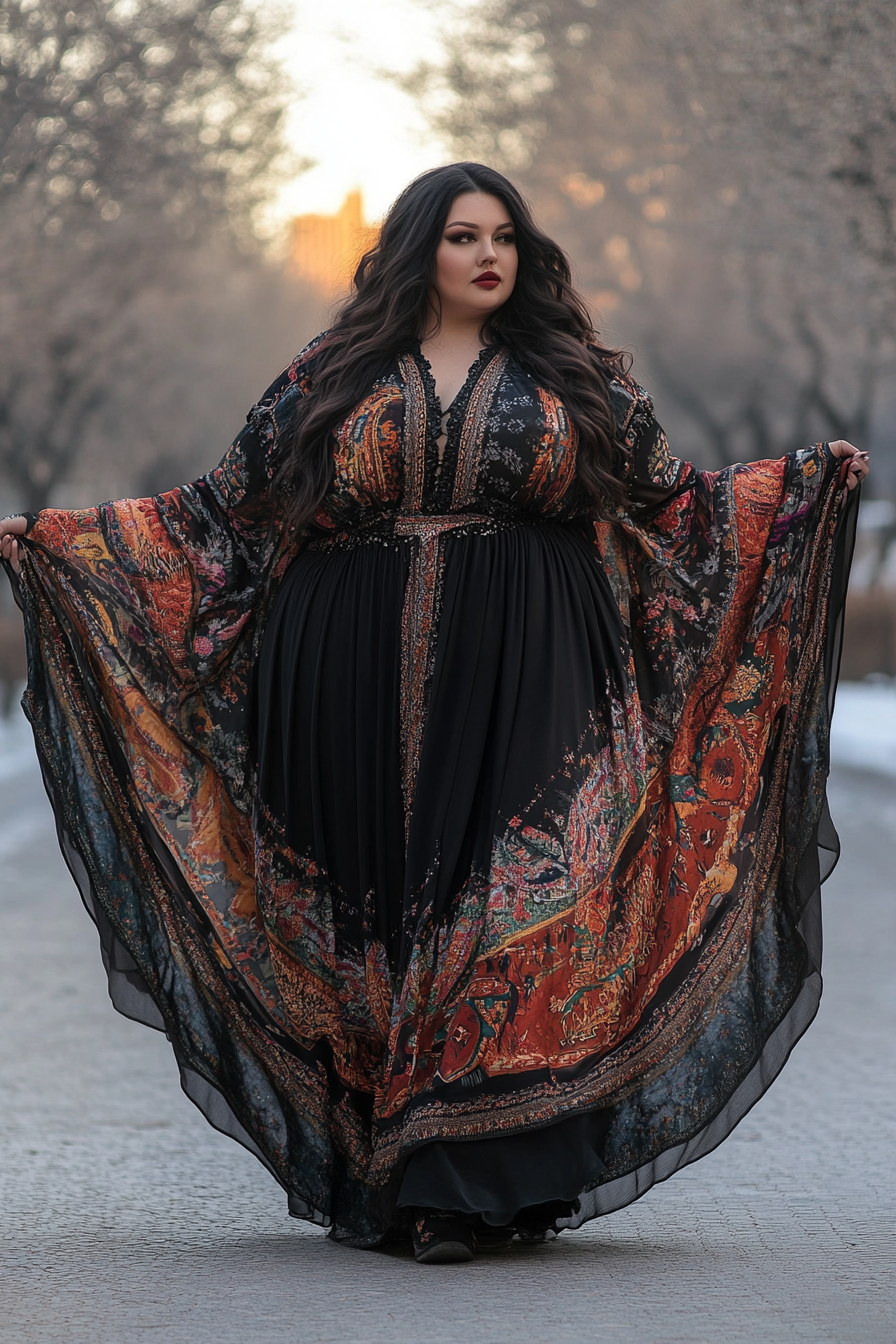 :plus size winter outfits 