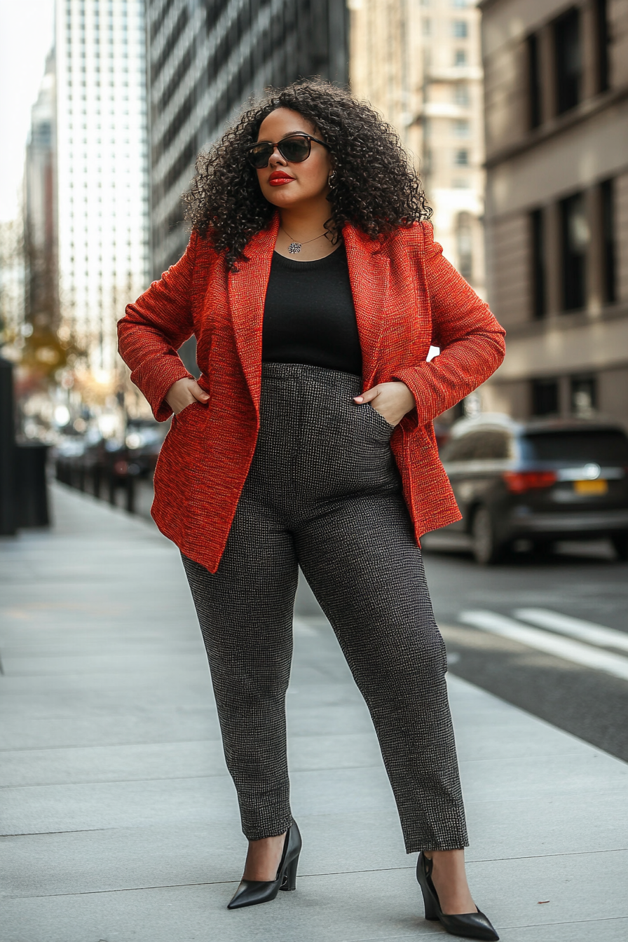 plus size winter outfits