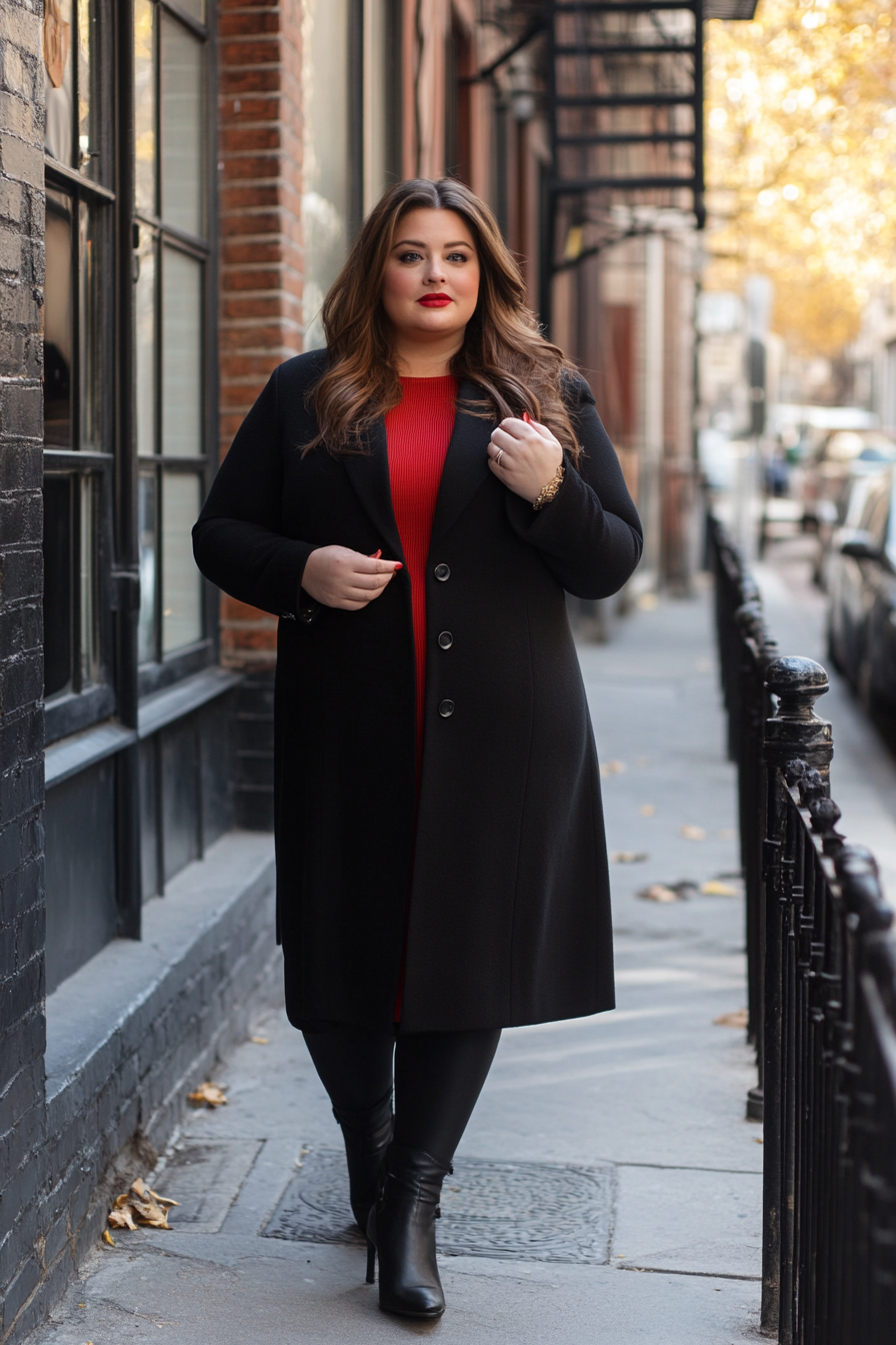 plus size winter outfits 