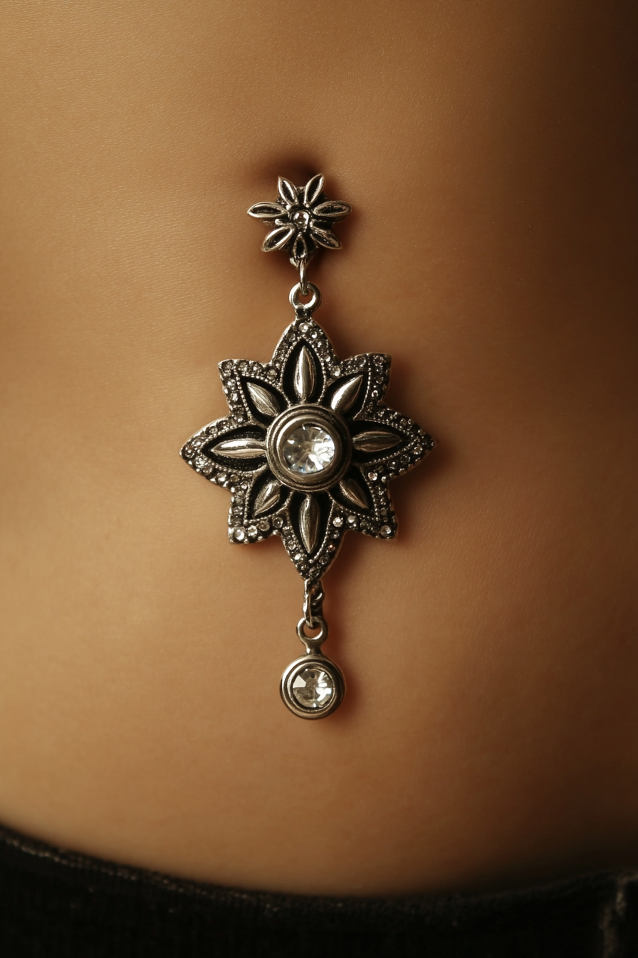 belly button piercing