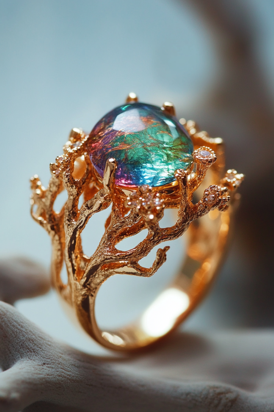 non traditional wedding rings