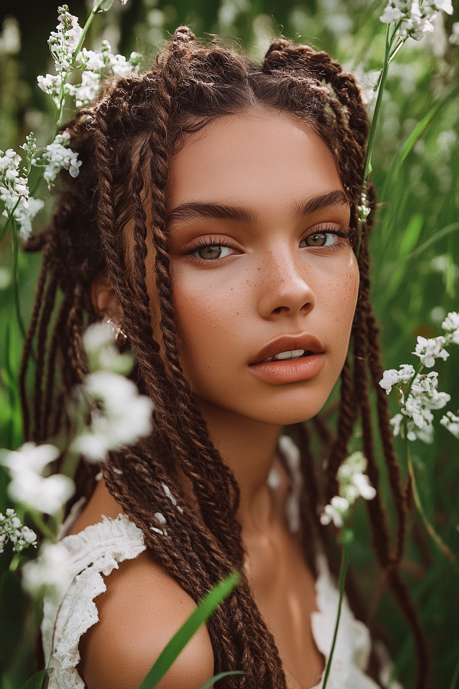 thin-locs-hairstyles
