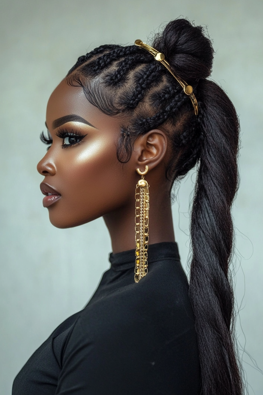 thin-locs-hairstyles