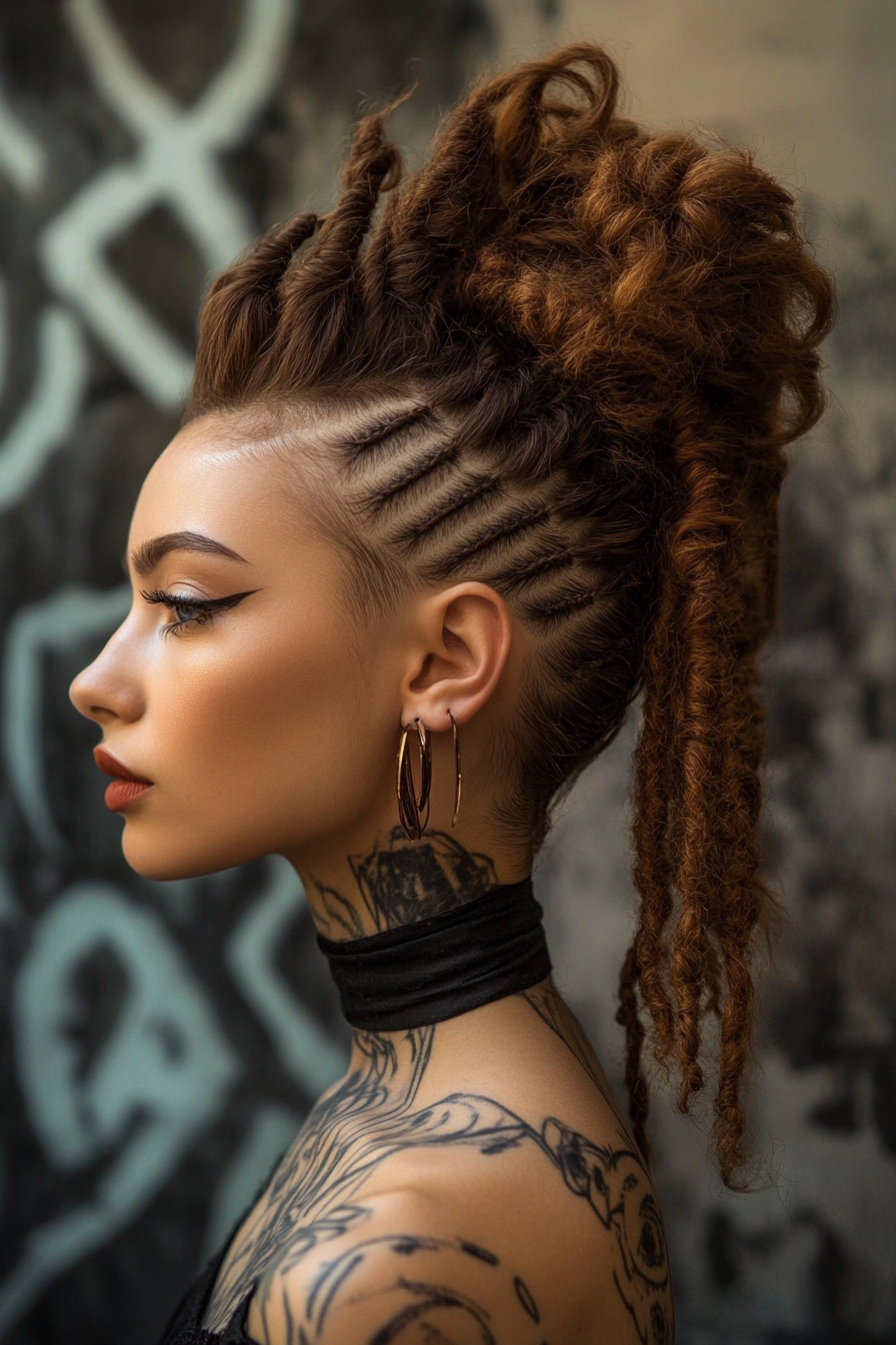 thin-locs-hairstyles
