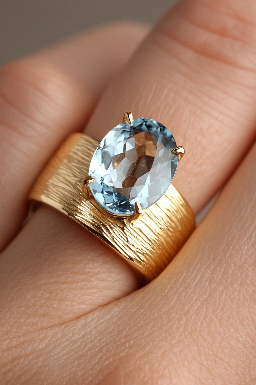 oval wedding ring set stack
