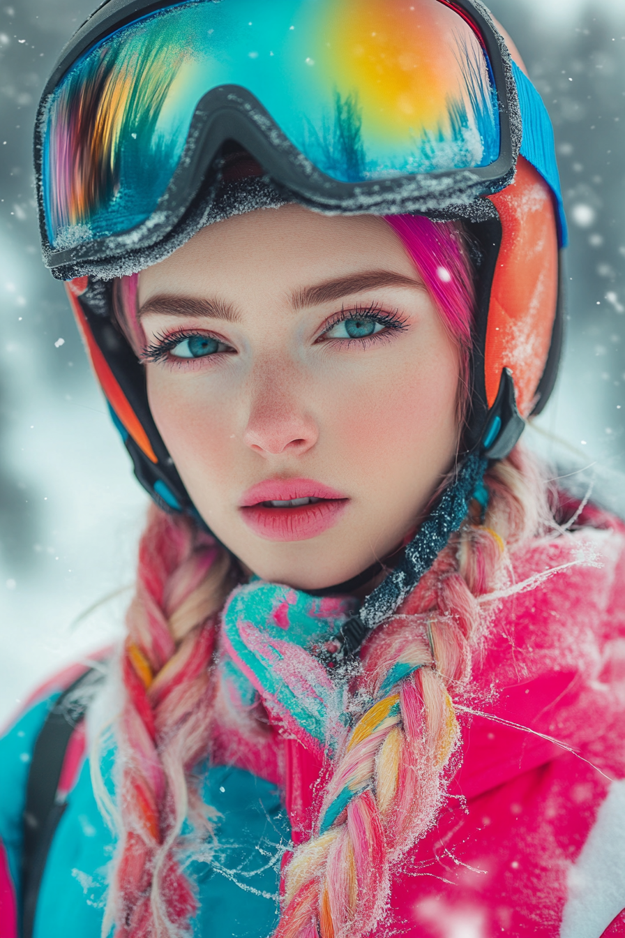 skiing-hairstyles-helmet