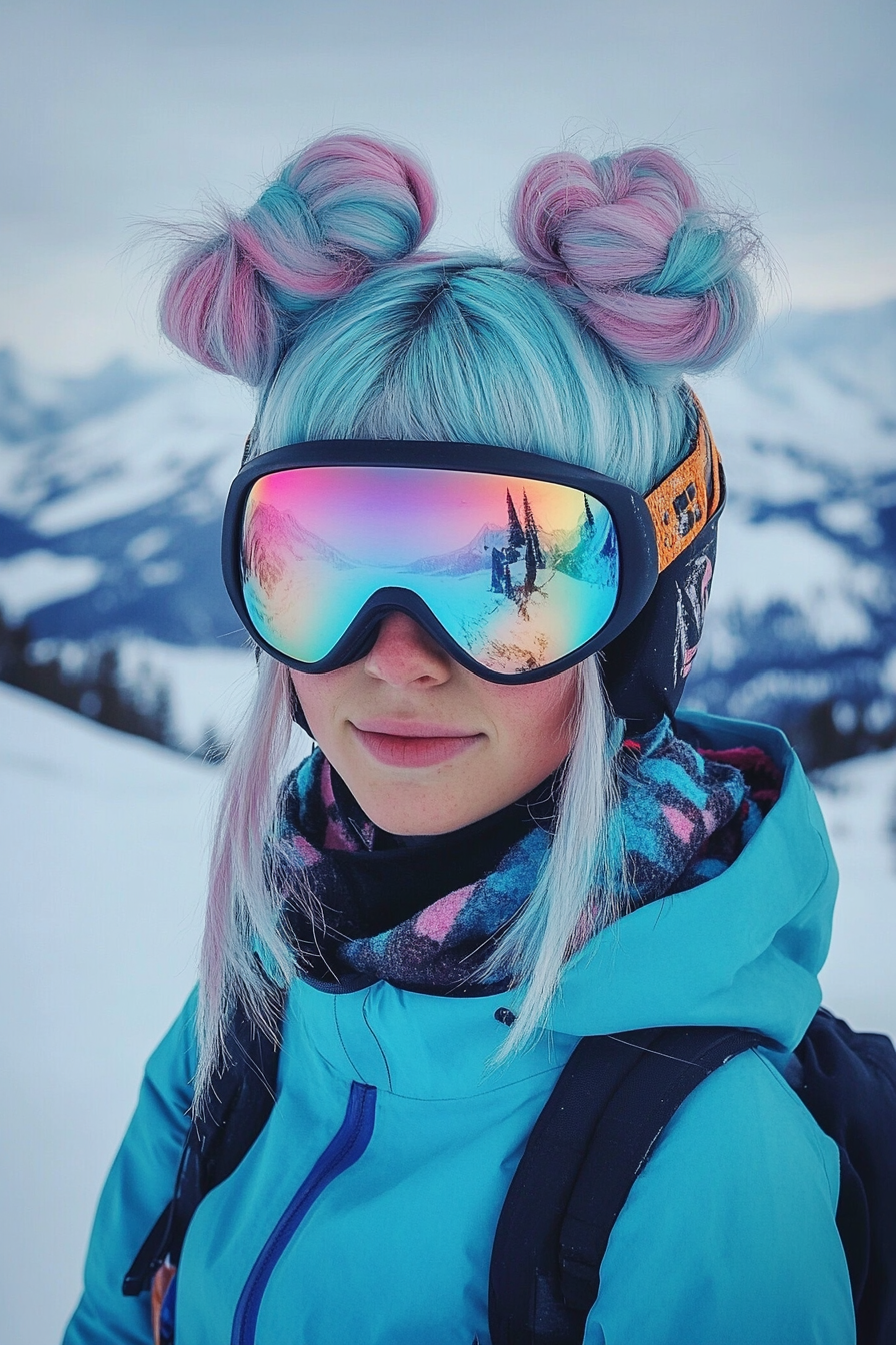 skiing-hairstyles-helmet