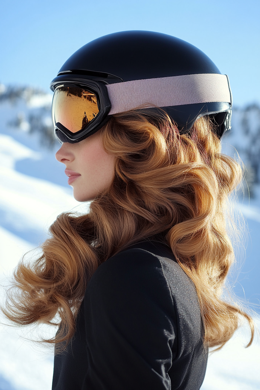 skiing-hairstyles-helmet