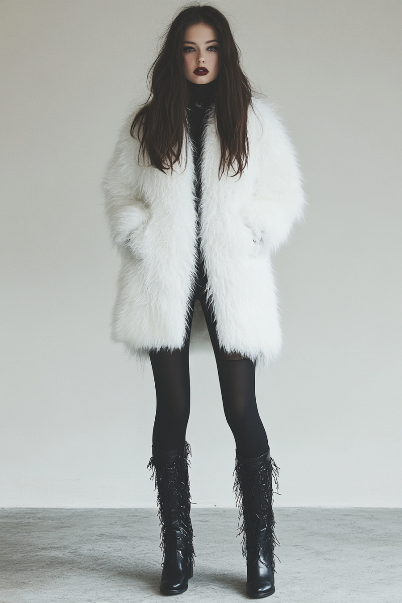13 Stylish White Fur Coat Outfits To Elevate Your Look – NeedleStar