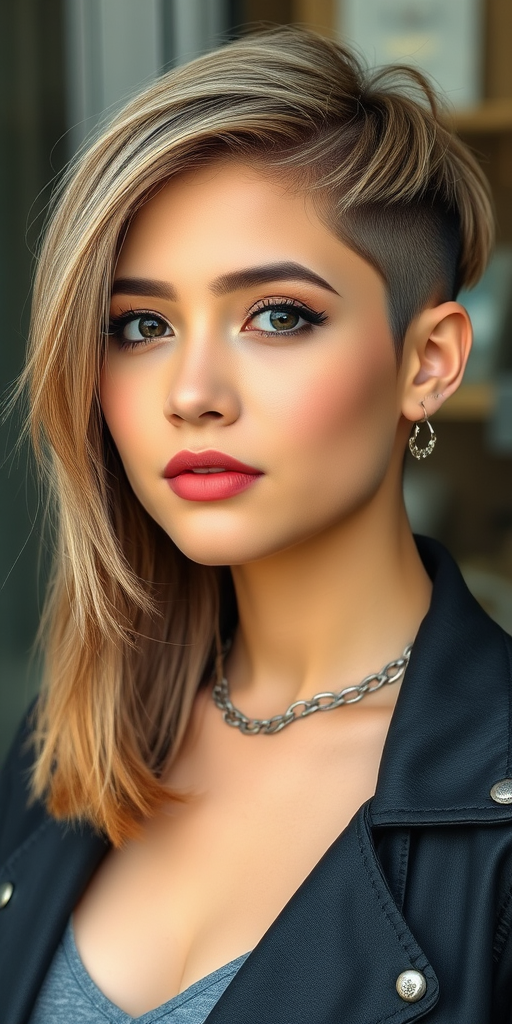 undercut-with-long-hair-for-women