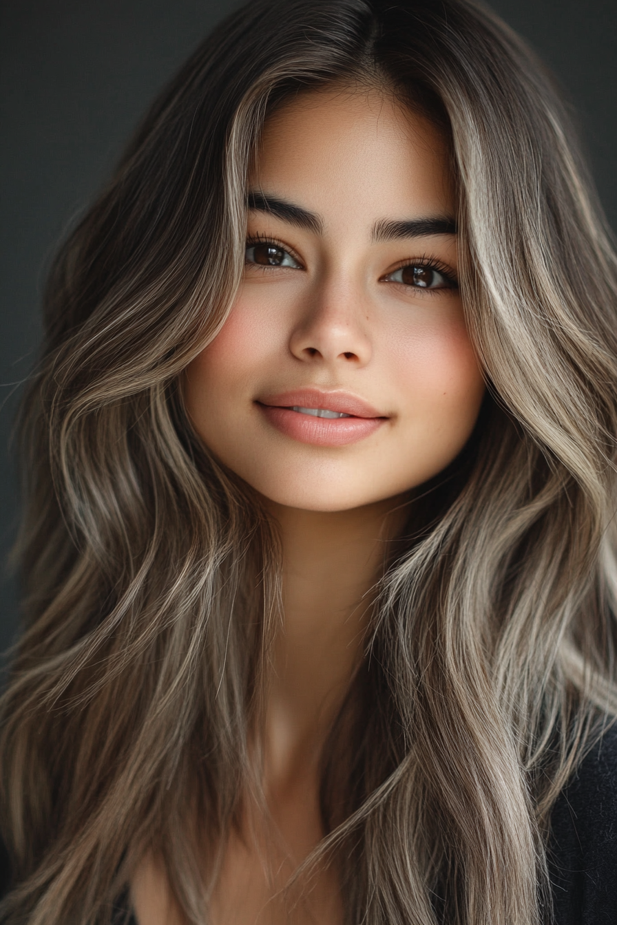 brown-hair-with-silver-highlights