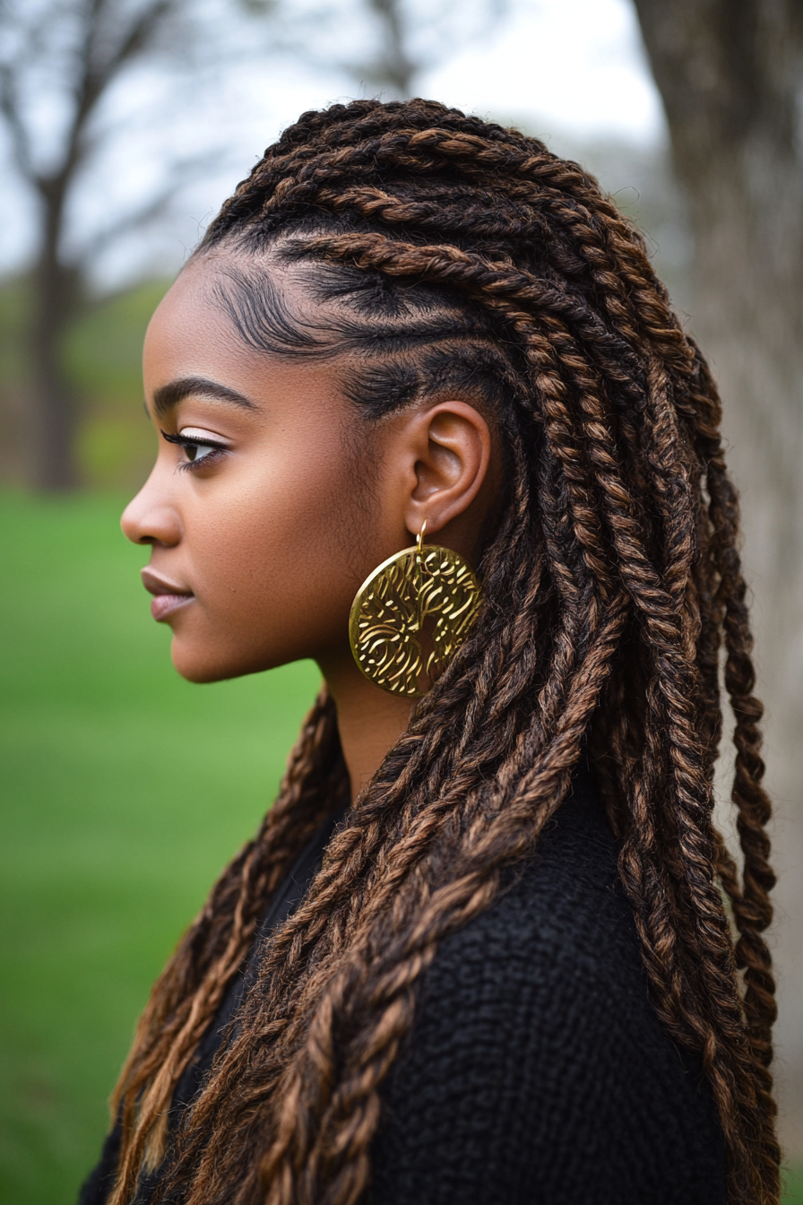two-strand-twist-locs-hairstyles
