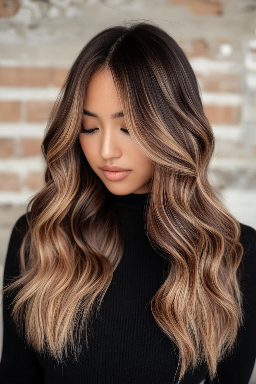 dark-caramel-balayage